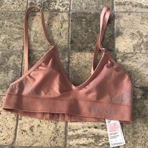 NWOT TOPSHOP Bralette coral color